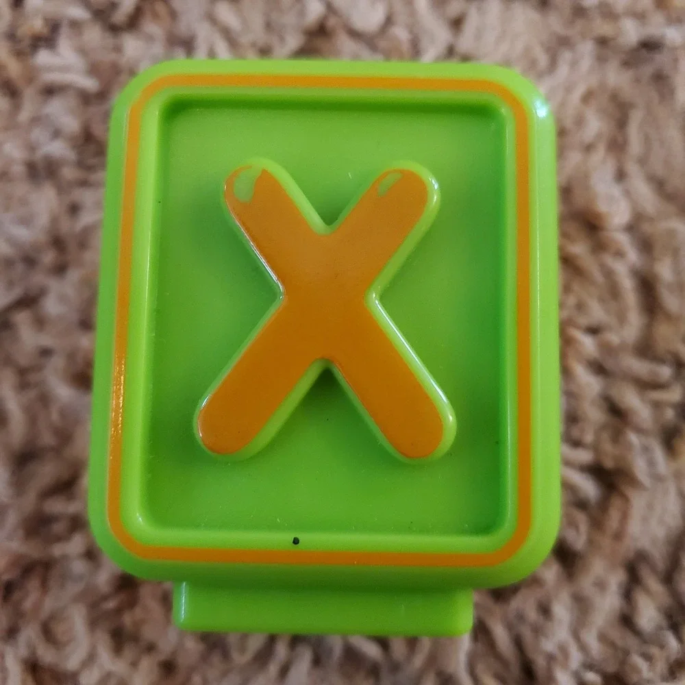 Vtech Sit to Stand Alphabet Train Replacement Double Sided Letter Block K/x